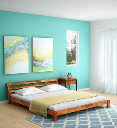 Allie Wood Sheesham ( Rosewood ) Solid Wood King Bed