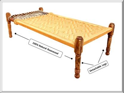 Ganeral Khatiya | Khatia | Khaat | Charpai | Charpay Solid Wood Single Bed
