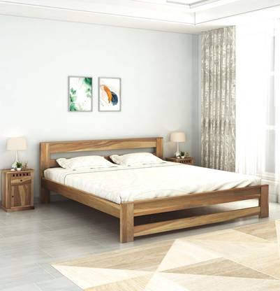 Rajgharana Solid Wood King Bed