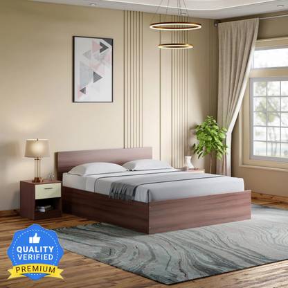 Godrej Interio Ewa Engineered Wood King Box Bed, 209.5 cm x 190 cm (6.87 ft x 6.23 ft)