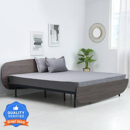 FURLENCO Haimish Brand New Engineered Wood King Bed