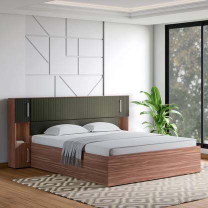 Godrej Interio Marcel Morf Engineered Wood King Drawer Bed