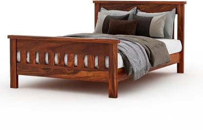 Devsignature solid Wood Bed/Cot/Palaung For Bed Room/Home/Hotel Solid Wood Single Bed