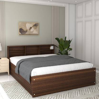 Flipkart Perfect Homes Opus Engineered Wood Queen Box Bed