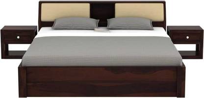 Luxeloom Solid Wood Queen Bed