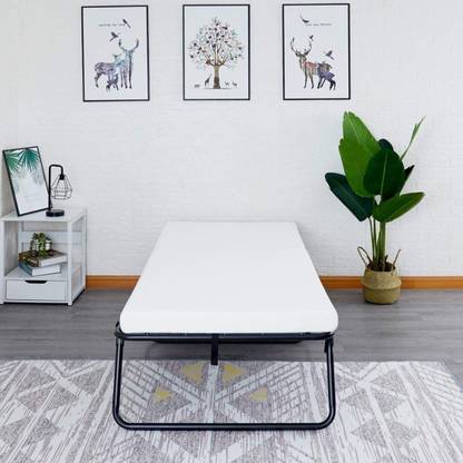 COIRFIT Rollaway Bed HR Foam Metal Single Bed, 190.5 cm x 91.44 cm (6.25 ft x 3.0 ft)