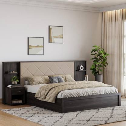 Wakefit Engineered Wood King Box Bed, 213.8 cm x 285.7 cm (7.01 ft x 9.37 ft)