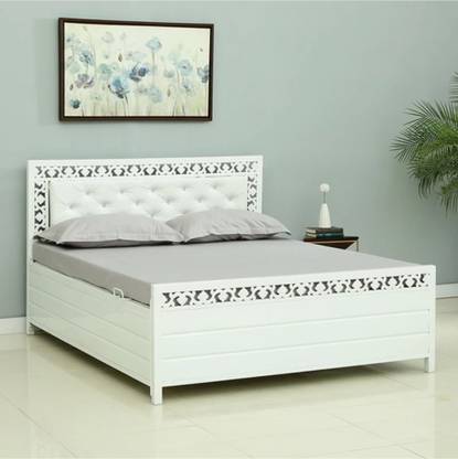 SoftSoul FURNITURE Metal King Hydraulic Bed