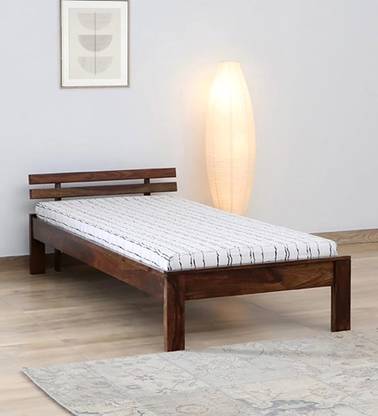 GOKUL ARTS Single Solid Sheesham Wood Bed for Bedroom | Bed Without Storage | Wooden Bed | Solid Wood Single Bed
