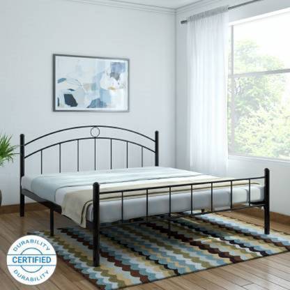 FurnitureKraft Nancy Metal King Bed