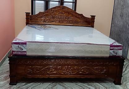 Palasa Teak Solid Wood King Bed