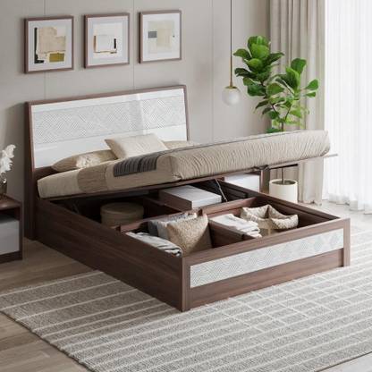 Wakefit Engineered Wood Queen Hydraulic Bed