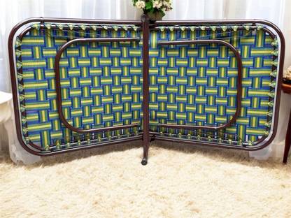 RAMB Double Pipe Folding Bed 2.5 & 5 FEET Special Size Charpai Heavy Duty.Palang Metal Single Bed