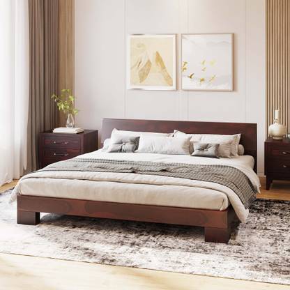 Cherry Wood Rosewood ( Sheesham ) Solid Wood King Bed