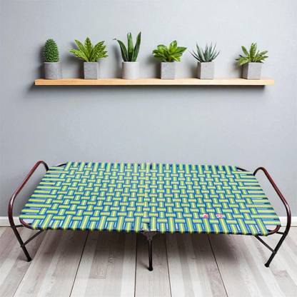 ZENVYX WE TRULY CARES Folding Bed Metal Single Box Bed 3x6Ft Metal Single Bed