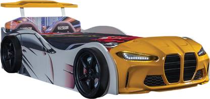 Hurry Guru Engineered Wood Single Bed, 235 cm x 115 cm (7.71 ft x 3.77 ft)