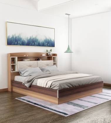 NEUDOT PICO QUEEN Engineered Wood Queen Hydraulic Bed