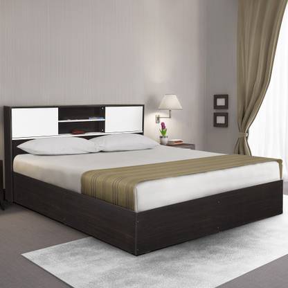 TADesign Engineered Wood Queen Hydraulic, Box Bed