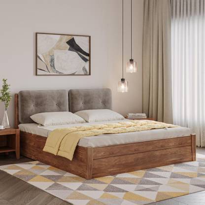 Wakefit Svastha Solid Wood King Box Bed