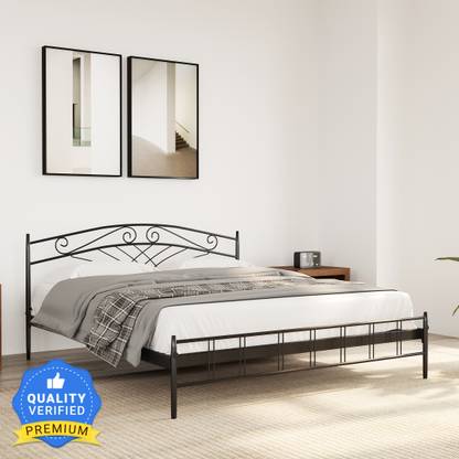 @Home by nilkamal Nimbo Metal King Bed