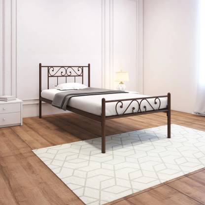 homdec Dorado Metal Single Bed, 198 cm x 99 cm (6.5 ft x 3.25 ft)