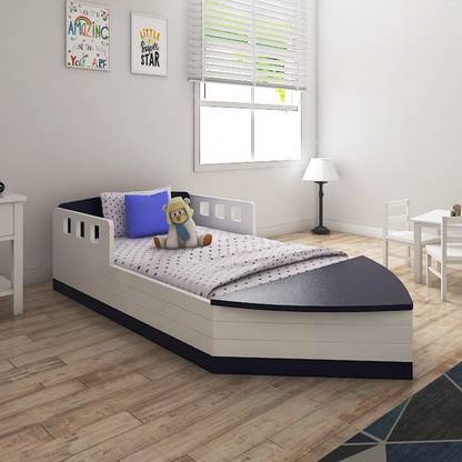 Malinaa British Ship Bed Solid Wood Single Bed