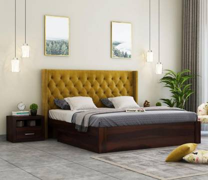 Upsfc Solid Wood King Drawer Bed