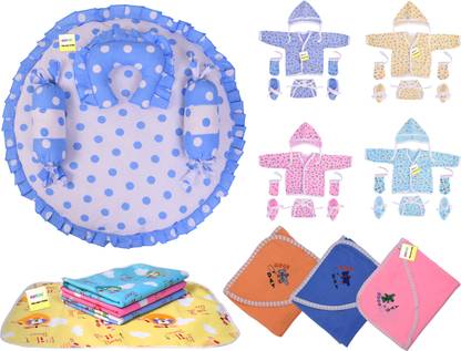 Kwitchy New Born Baby Care Essential Bedding Set Combo