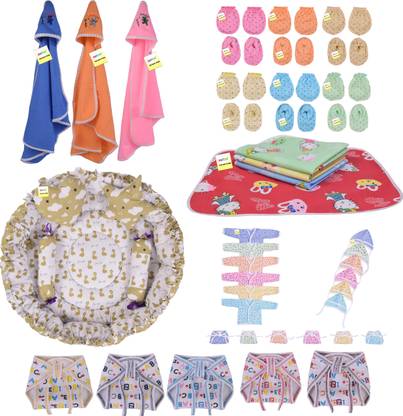Kwitchy New Born Baby Care Essential Bedding Set Combo