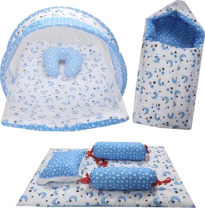 First Vision Cotton Baby Bed Sized Bedding Set