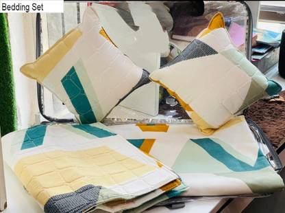 Dizen Star Cotton Queen Sized Bedding Set