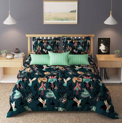Linemates Cotton Double King Sized Bedding Set
