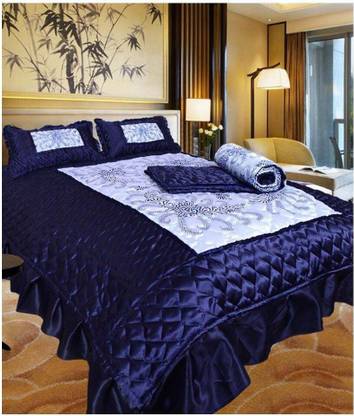 Chelsi Satin Double King Sized Bedding Set