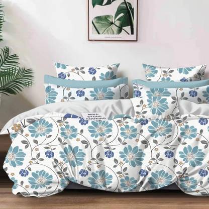 KWALITY DREAMS Cotton Double King Sized Bedding Set