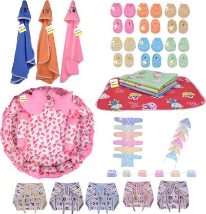 Kwitchy New Born Baby Care Essential Bedding Set Combo