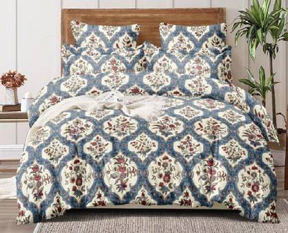 Laying Style Satin Double King Sized Bedding Set