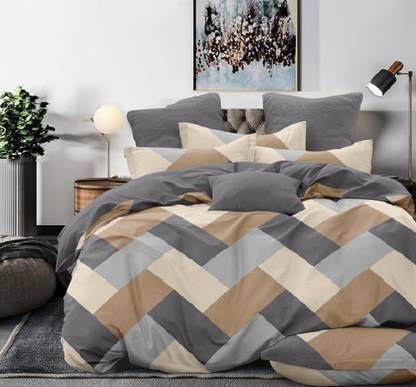 Laying Style Cotton Double King Sized Bedding Set