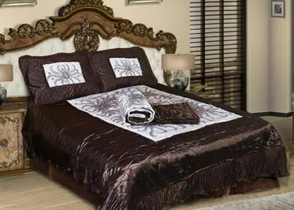 Flyrra Satin Double King Sized Bedding Set