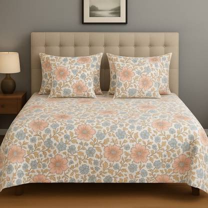 Dizen Star Cotton Queen Sized Bedding Set