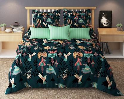 Linemates Cotton Double King Sized Bedding Set