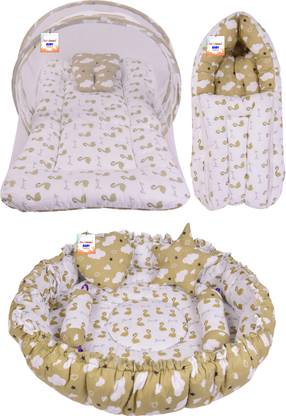 BabyToons Cotton Baby Bed Sized Bedding Set