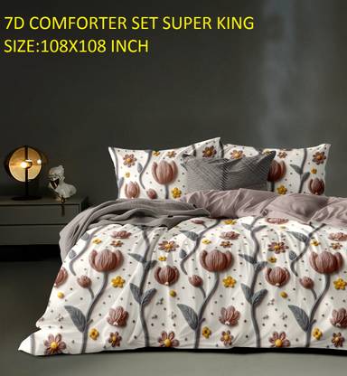 Sitting Style Polycotton Double King Sized Bedding Set