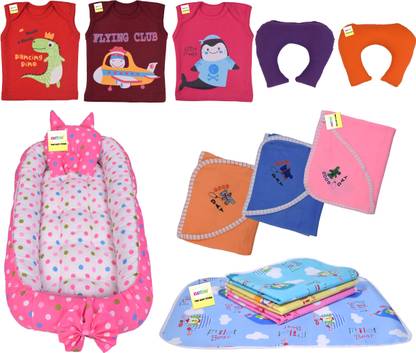 Kwitchy New Born Baby Care Essential Bedding Set Combo