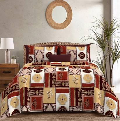 Linemates Polycotton Double King Sized Bedding Set