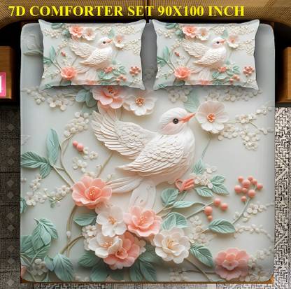 Laying Style Cotton Double King Sized Bedding Set