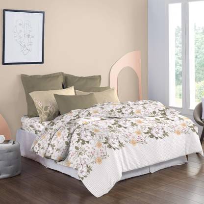 MYTRIDENT कॉटन बेडिंग सेट