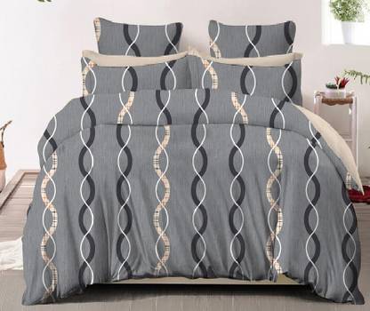 Linemates Cotton Double King Sized Bedding Set