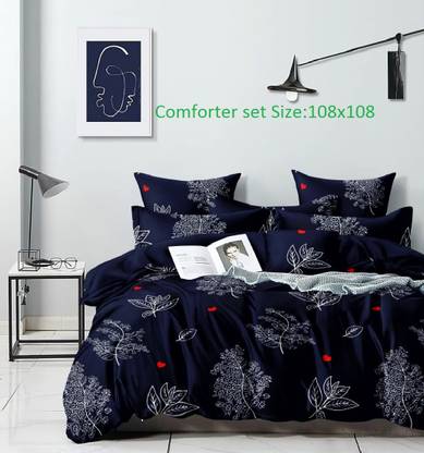 Laying Style Cotton Double King Sized Bedding Set