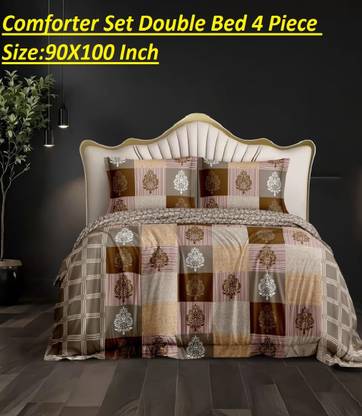 Sitting Style Polycotton Double King Sized Bedding Set