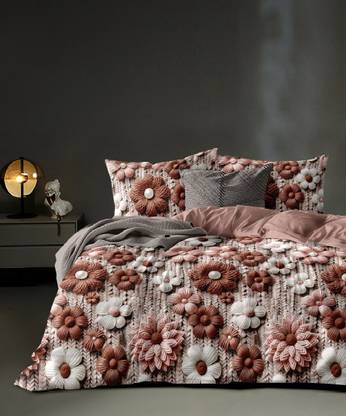 Laying Style Cotton Double King Sized Bedding Set